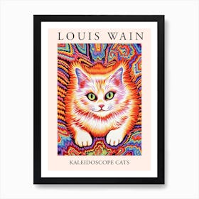 Louis Wain, Kaleidoscope Cats Poster 4 Art Print