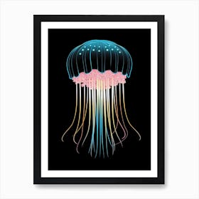 Comb Jellyfish Pop Art Style 4 Affiche