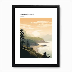 Juan De Fuca Marine Trail Canada 4 Hiking Trail Landscape Poster Art Print