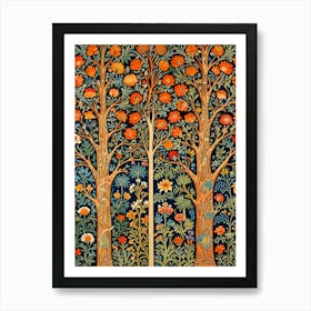 William Morris Tapestry Of Trees Art Print