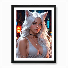 Sexy Fox 1 Art Print