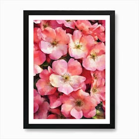 Pink Roses 5 Art Print