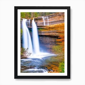 Sutherland Falls, United States Majestic, Beautiful & Classic (1) Art Print