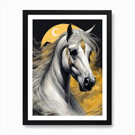 White Horse 1 Art Print