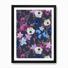 Orchid Primulacea Iris Art Print