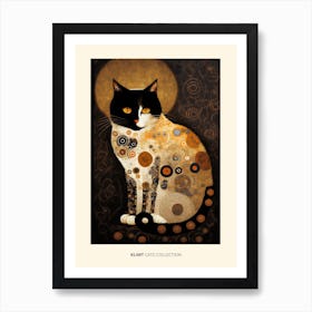 Gustav Klimt  Style Cats Collection Art Print