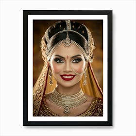 Indian Bride Art Print