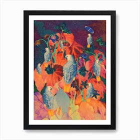 Rainbow Wings Art Print