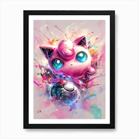 Jigglypuff S From Pokemon Art Print