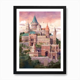 Buda Castle Budapest Hungary 2 Art Print