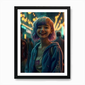 Lofi Girls 13 Art Print