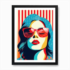 Kiss, Pop art Art Print