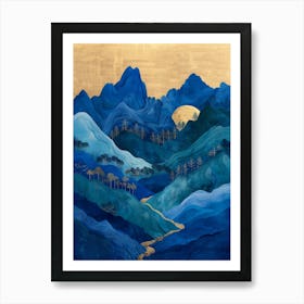 Blue Mountains 2 Art Print