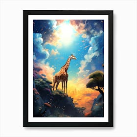 Giraffe Art Print