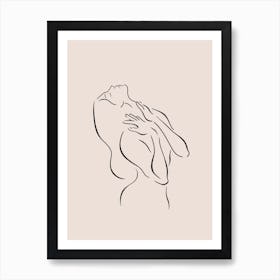 Elegant Girl Art Print