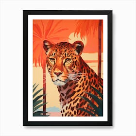 Leopard In The Jungle 15 Art Print