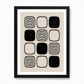 Abstract Geometric 1 Art Print