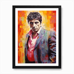 Gangster Art Tony Montana Scarface 8 Art Print