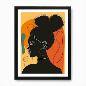 Portrait Of African Woman 49 Art Print