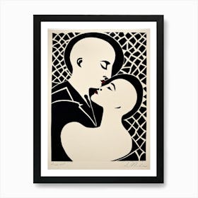 'The Kiss' Matisse Art Print