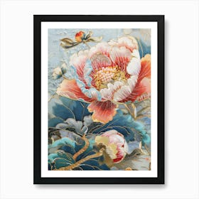 Chinese Flower Painting 18 Art Print