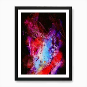 Night star clouds  Art Print