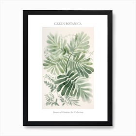 Green Botanica Collection 1 Art Print