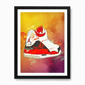 Shoes Air Jordan Art Print