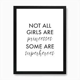 All Girls Are Superheroes Poster