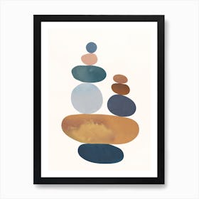 Balancing Stones 4 Art Print