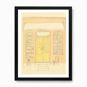 Seville The Book Nook Pastel Colours 4 Art Print