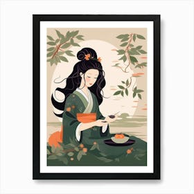 Tea Ceremony Japanese Style 12 Art Print