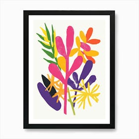 Colorful Flower Bouquet Art Print