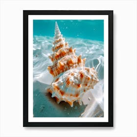 Sea Shell On The Beach Art Print