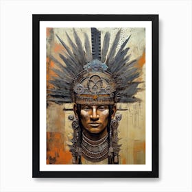 Native Echoes: Celebrating Indigenous Tribal Art Art Print