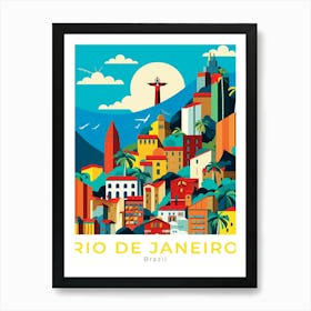 Brazil Rio De Janeiro Travel Art Print