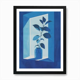 'Blue Vase' Art Print