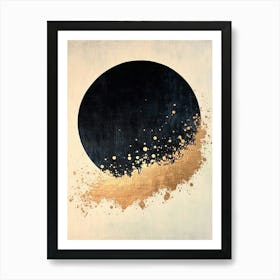 Abstract Minimal Celestial Painting Art Print