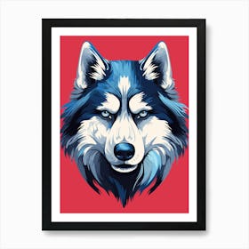 Husky Dog Art Print