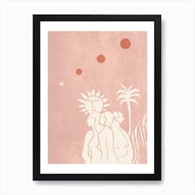 Three Women Art Print