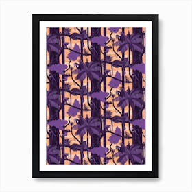 Make It Rainforest Purple Art Print