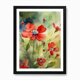 Red Poppies Art Print