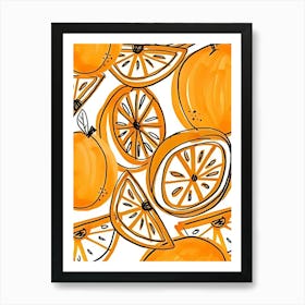 Oranges 2 Art Print