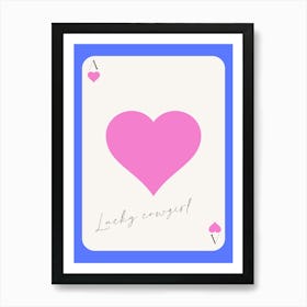 Lucky Girl Art Print