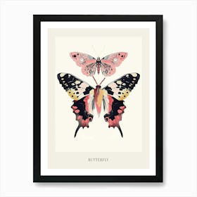 Colourful Insect Illustration Butterfly 24 Poster Art Print