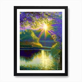 Hamarikyu Gardens, 1, Japan Classic Painting Art Print