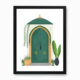 Islamic Door Art Print