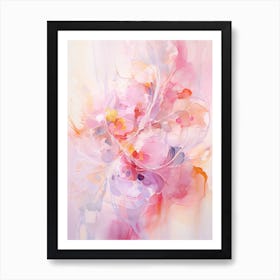 Abstract Floral Painting 4 Art Print