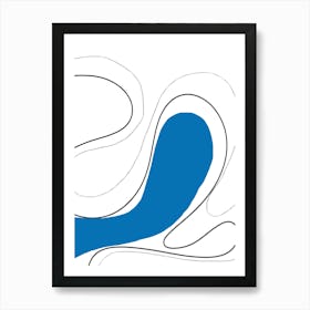 Simple Curves Art Print