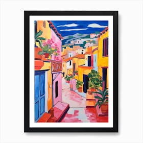 Cartagena Spain 4 Fauvist Painting Art Print